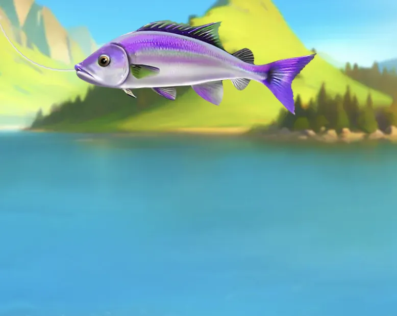 Fishing Club 2 by BGaming fish catch animation with multiplier reveal